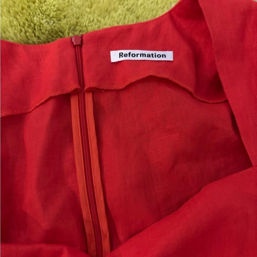 Reformation Red Mini Dress - Picture 10 of 13